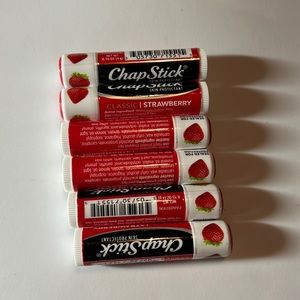 Chapstick strawberry 6 pieces classic